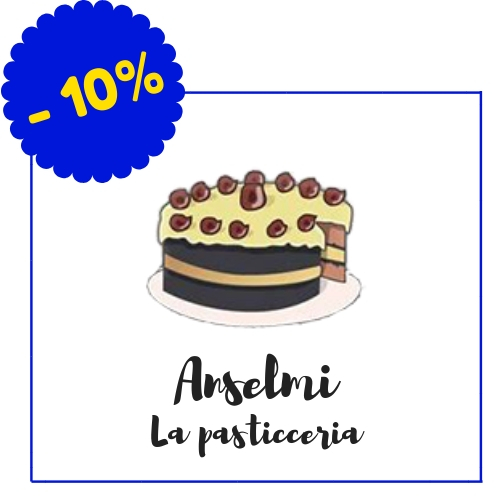 Anselmi La Pasticceria - Via Galilei 7A/B, Piombino - (Condizioni: Le condizioni non si applicano per le vendite promozionali, saldi di fine stagione, in caso di merce già ribassata e per la merce con un prezzo inferiore a 20 euro)