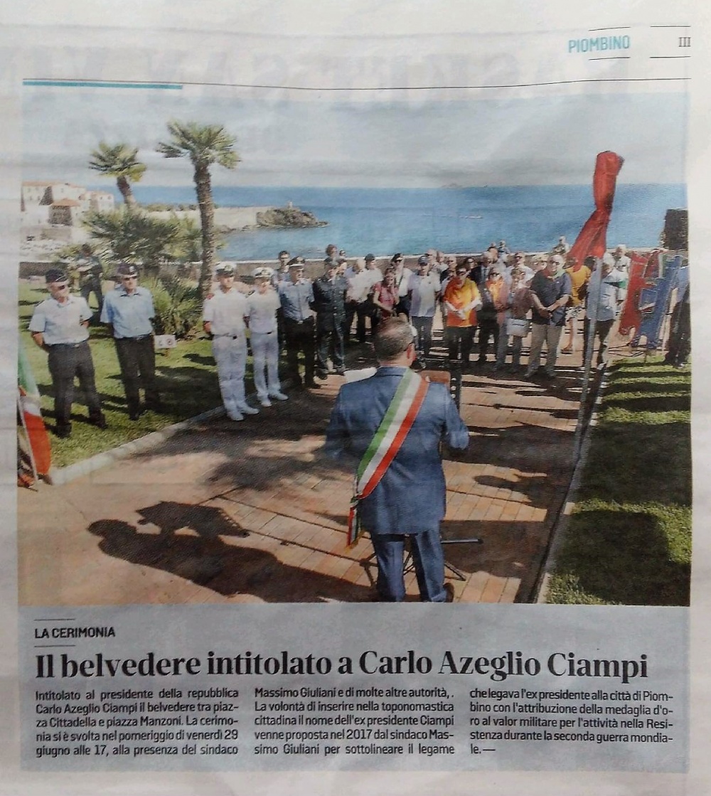 Articolo di giornale da "Il Tirreno", sabato 30 giugno 2018, Piombino III