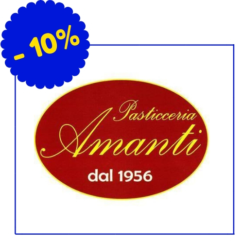 Amanti Pasticceria - Via Petrarca 88/90, Piombino - Condizioni: Sconto del 10% su tutti gli articoli con pagamento in contanti, bancomat, carte di credito (le condizioni non si applicano per vendite promozionali, saldi di fine stagione, in caso di merce già ribassata e per la merce con prezzo inferiore a 10 euro)